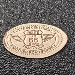 ROUTE 66 Centennial Pressed Penny Elongated Coin - Image 1