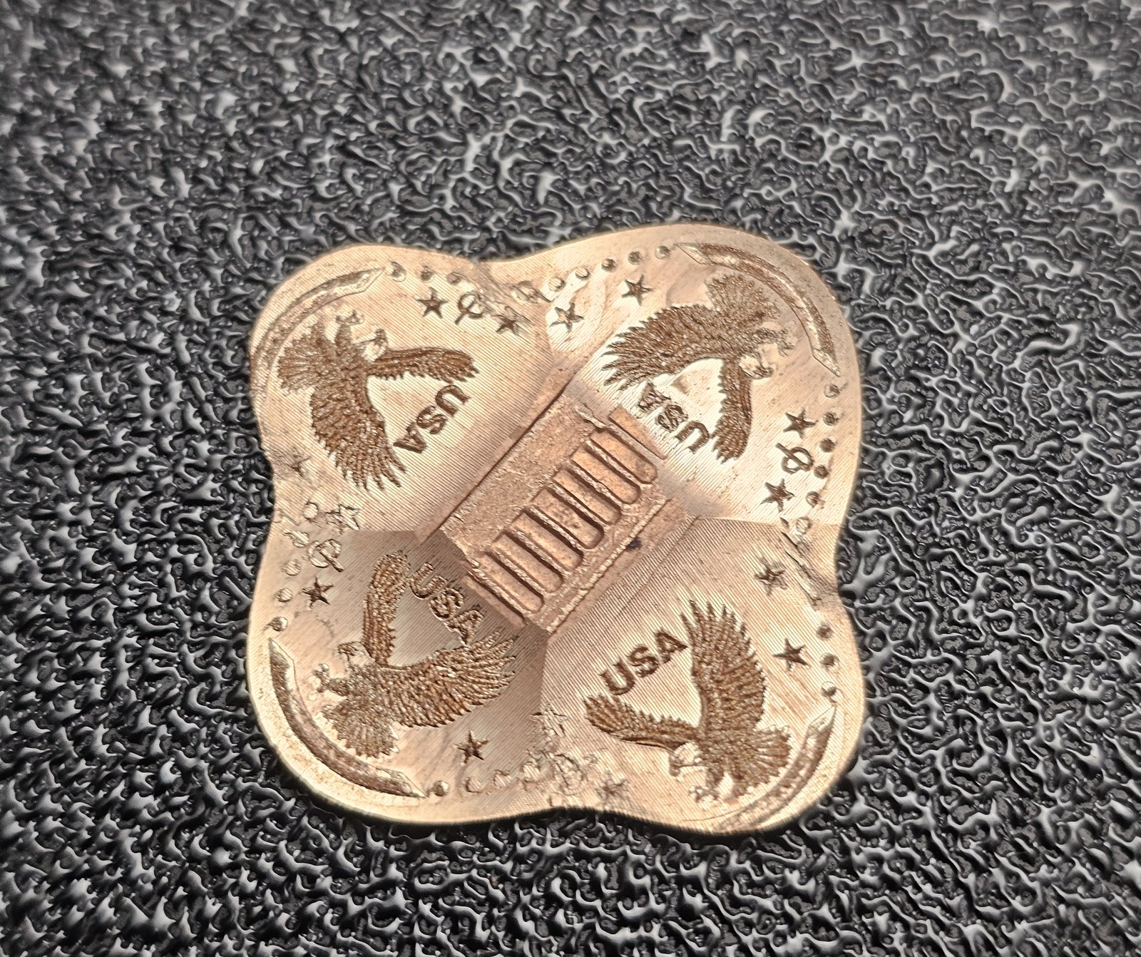 Set of 9 Four Leaf Clover Ultimate Quad-Lobe Americana Collection Pressed Penny Elongated Coin - Image 4