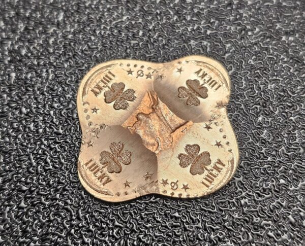 Set of 9 Four Leaf Clover Ultimate Quad-Lobe Americana Collection Pressed Penny Elongated Coin