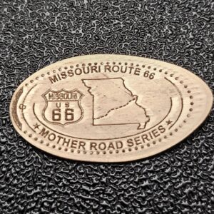 ROUTE 66 Centennial Missouri Pressed Penny Elongated Coin - Image 2