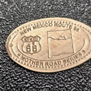 ROUTE 66 Centennial New Mexico Pressed Penny Elongated Coin - Image 1