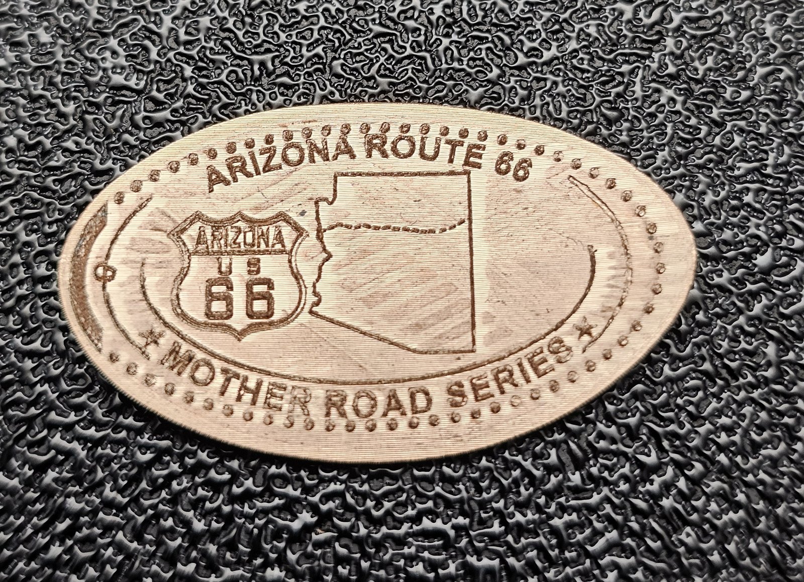 ROUTE 66 Centennial  SET of 9 Pressed Pennies Elongated Coins - Image 9