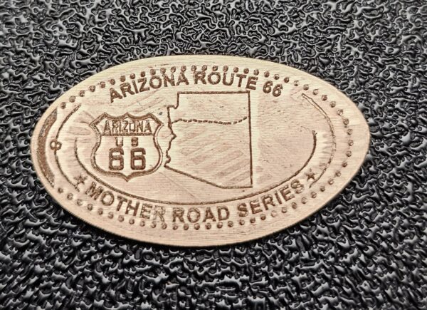 ROUTE 66 Centennial Arizona Pressed Penny Elongated Coin