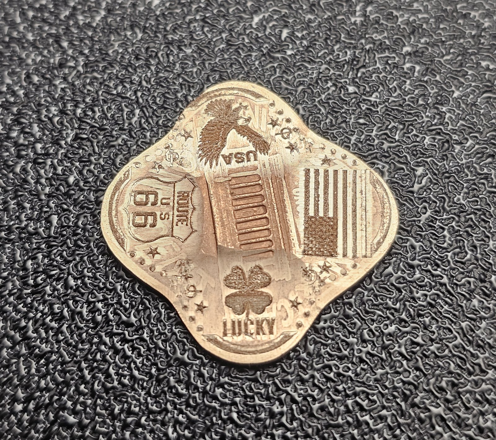 Set of 9 Four Leaf Clover Ultimate Quad-Lobe Americana Collection Pressed Penny Elongated Coin - Image 11