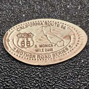 ROUTE 66 Centennial California Pressed Penny Elongated Coin - Image 1
