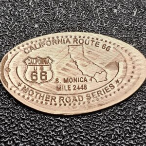 ROUTE 66 Centennial California Pressed Penny Elongated Coin - Image 2