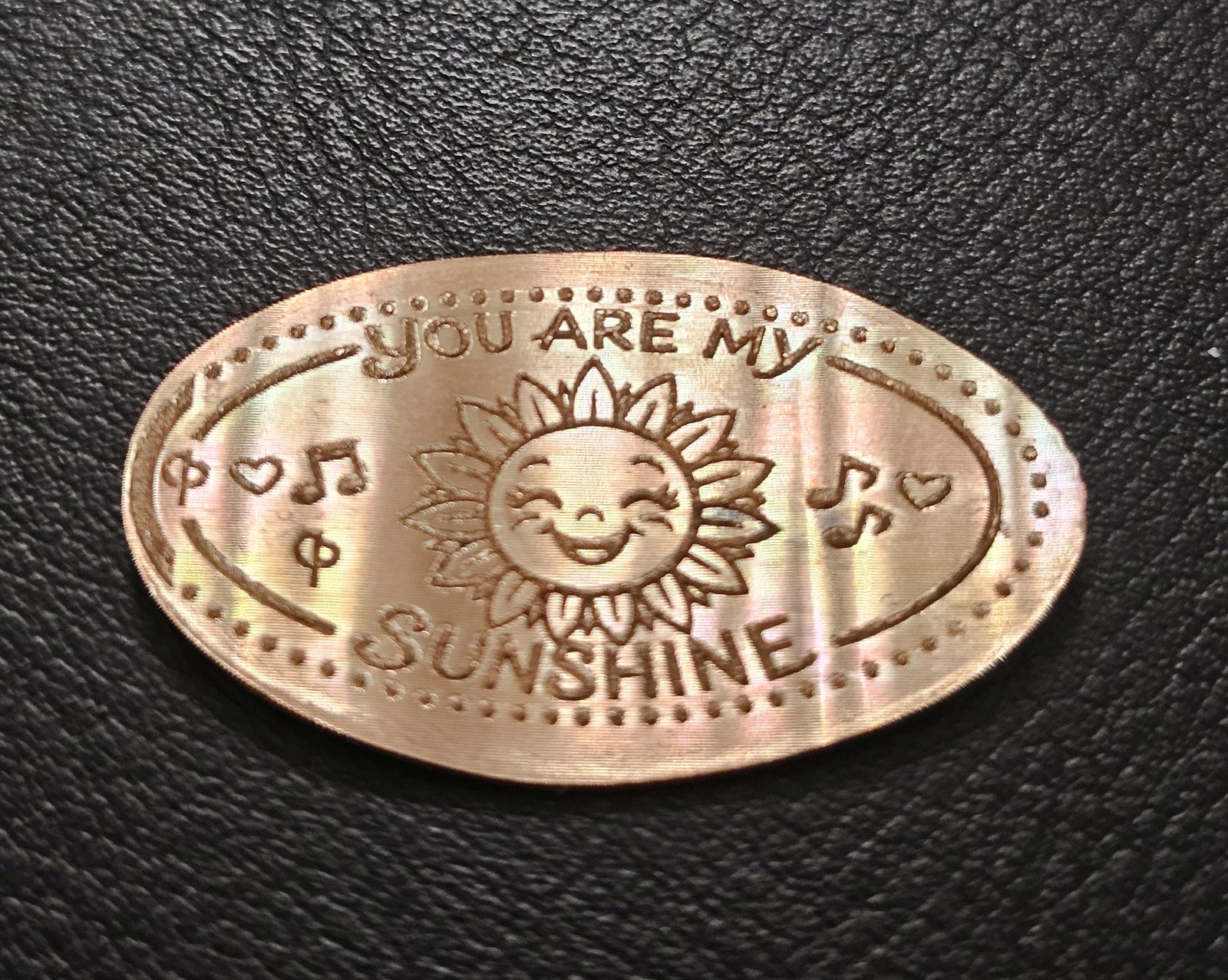 You Are My Sunshine Pressed Penny Elongated Coin