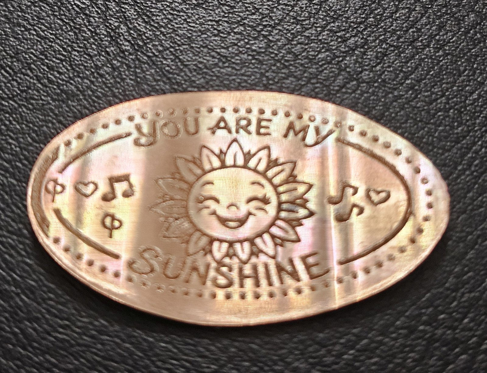 You Are My Sunshine Pressed Penny Elongated Coin - Image 3