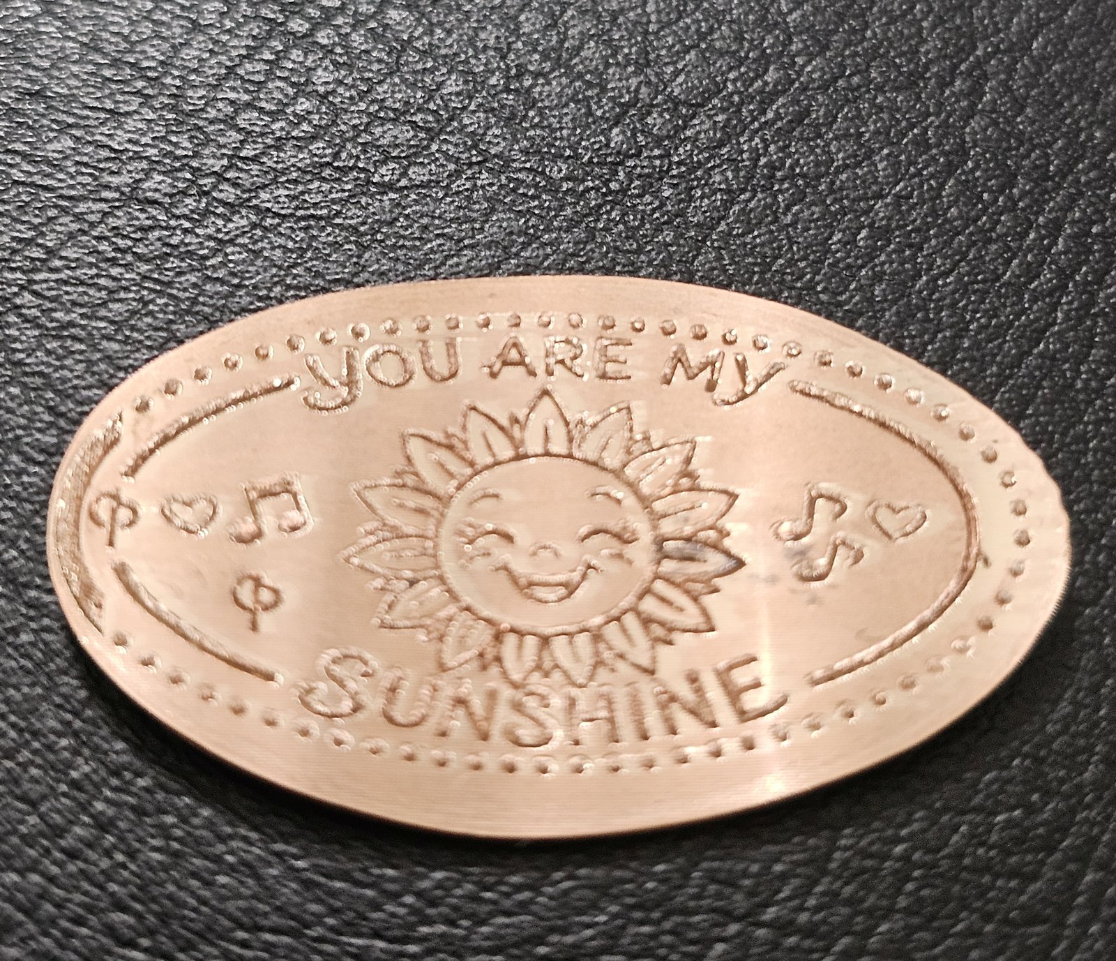 You Are My Sunshine Pressed Penny Elongated Coin - Image 4