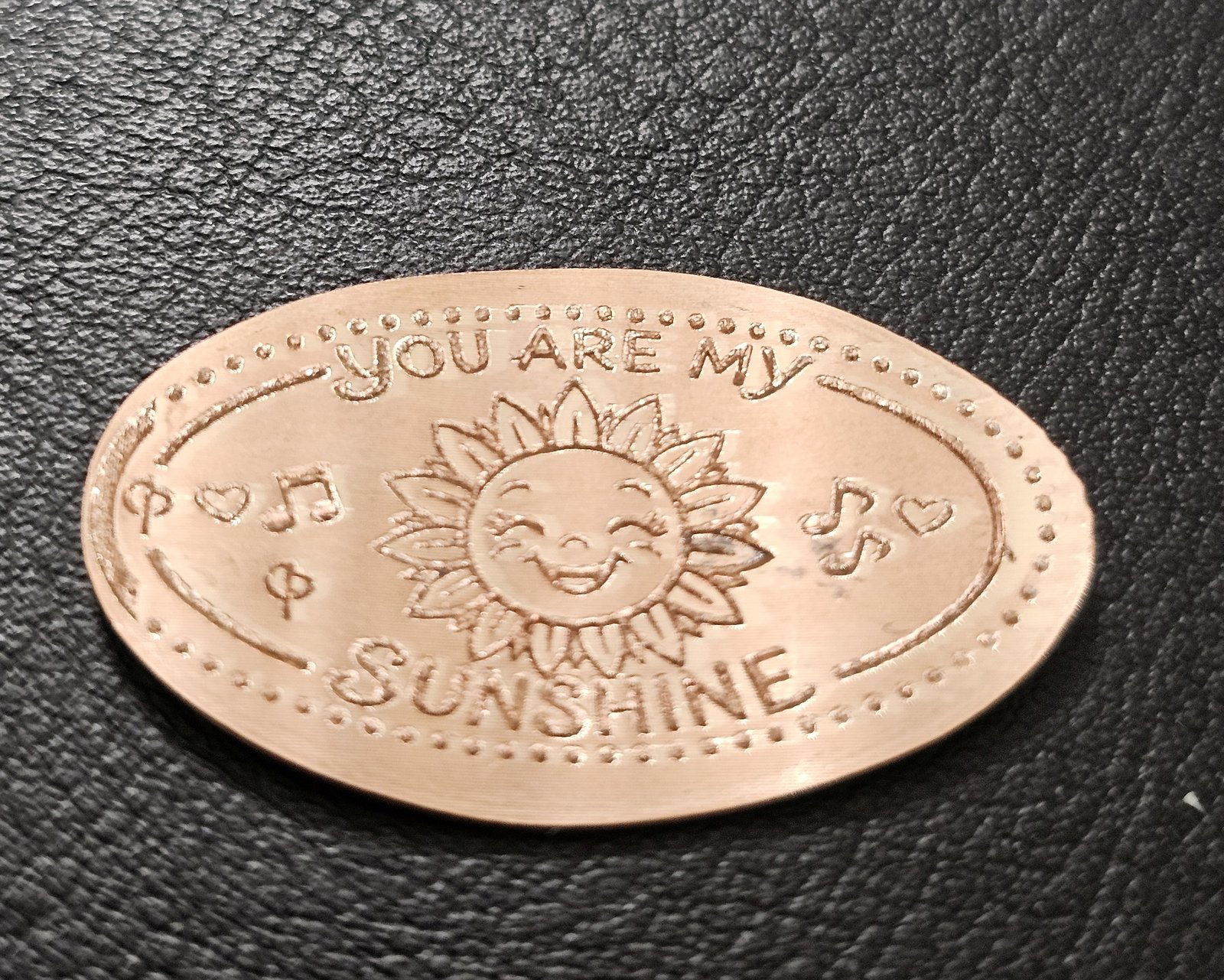 You Are My Sunshine Pressed Penny Elongated Coin - Image 2