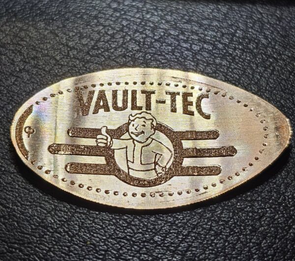 Vault-Tec Fallout inspired Pressed Penny Elongated Coin