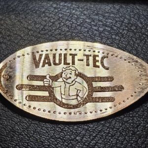 Vault-Tec Fallout inspired  Pressed Penny Elongated Coin - Image 2