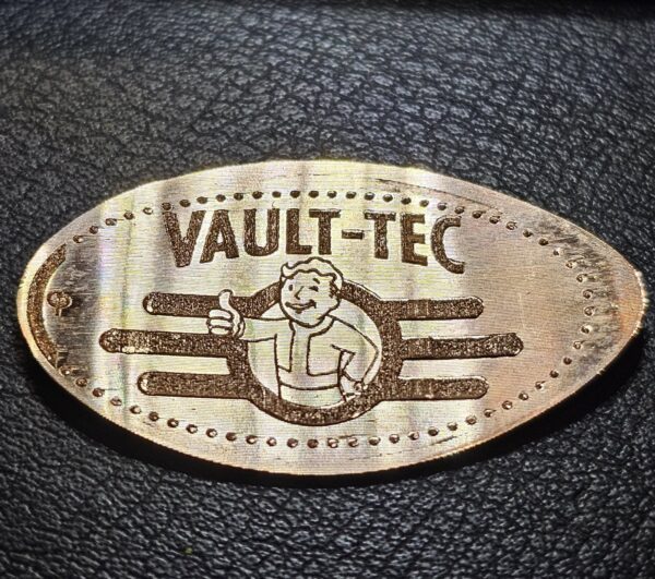 Vault-Tec Fallout inspired Pressed Penny Elongated Coin