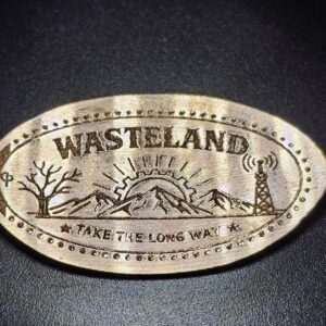 Fallout inspired Wasteland Pressed Penny Elongated Coin - Image 3