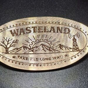 Fallout inspired Wasteland Pressed Penny Elongated Coin - Image 2