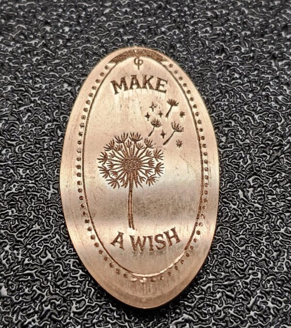 Make a Wish Pressed Penny Penny Elongated Coin