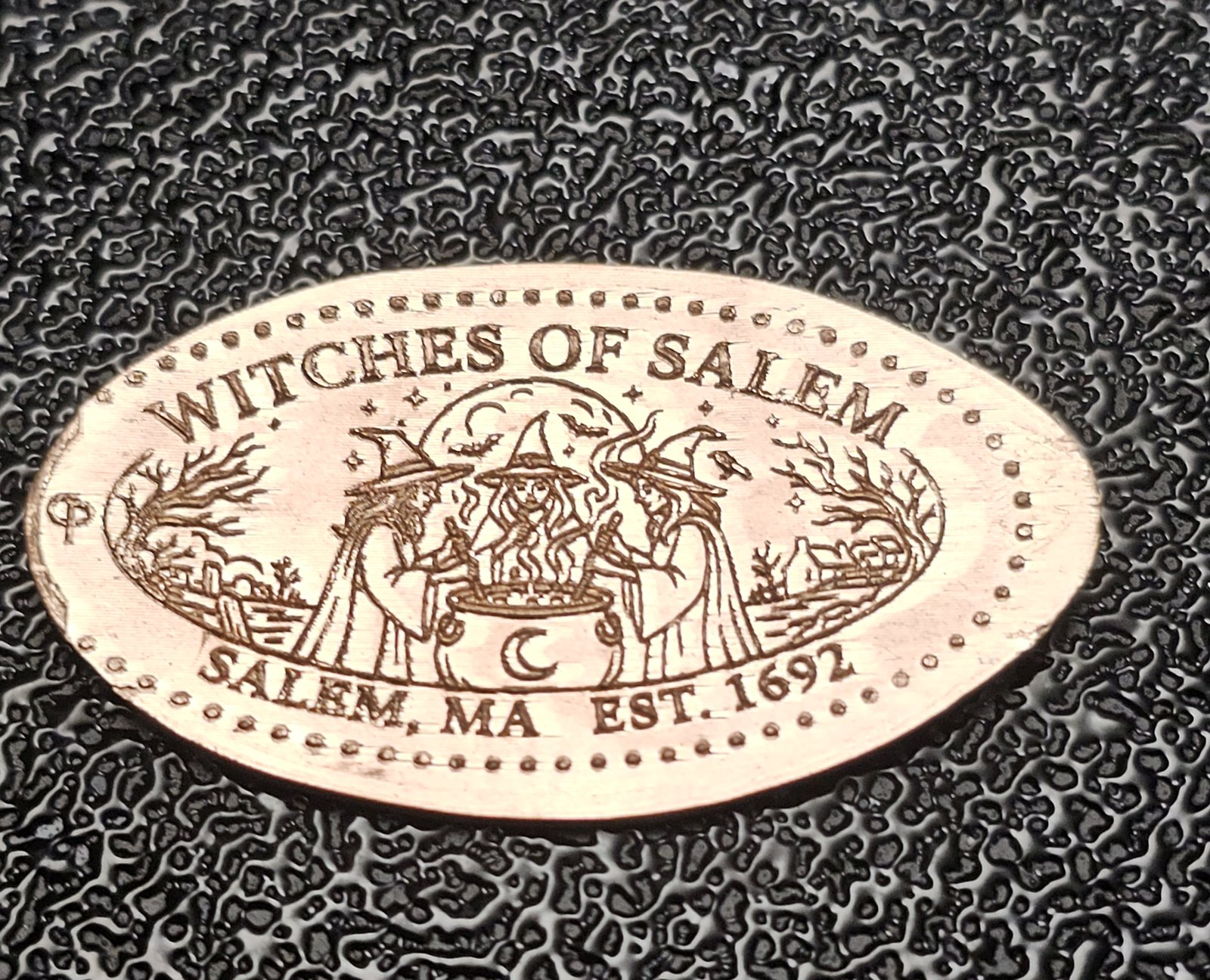 Witches Of Salem Pressed Penny Elongated Coin - Image 1