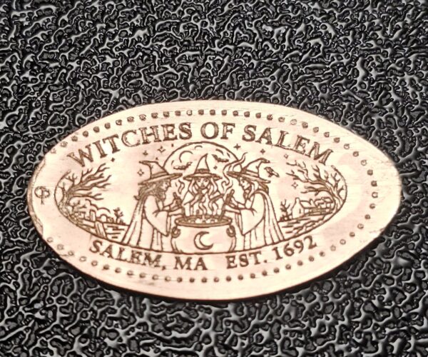 Witches Of Salem Pressed Penny Elongated Coin