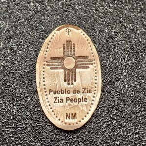 Zia People Pueblo de Zia Pressed Penny Penny Elongated Coin - Image 2