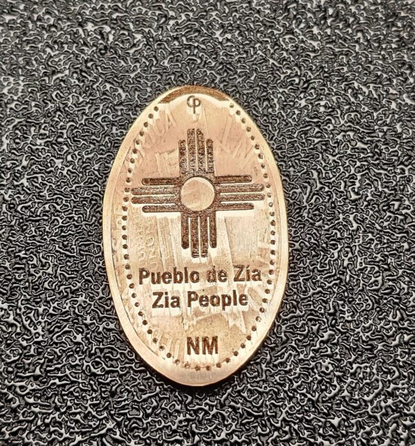 Zia People Pueblo de Zia Pressed Penny Penny Elongated Coin