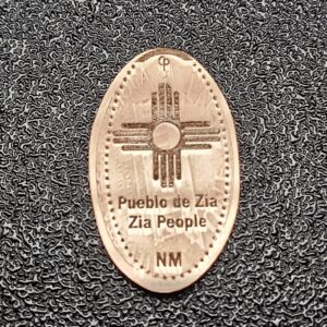 Zia People Pueblo de Zia Pressed Penny Penny Elongated Coin - Image 1