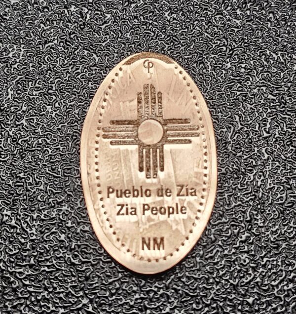 Zia People Pueblo de Zia Pressed Penny Penny Elongated Coin
